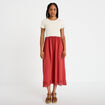 Robe longue &eacute;vas&eacute;e bi-mati&egrave;re brod&eacute;e vieux rose femme