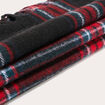 Plaid noir femme
