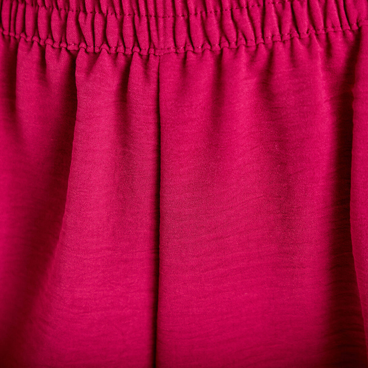 Short fluide regular rouge femme