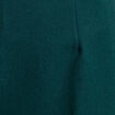 Pantalon large ventre plat vert fonc&eacute; femme