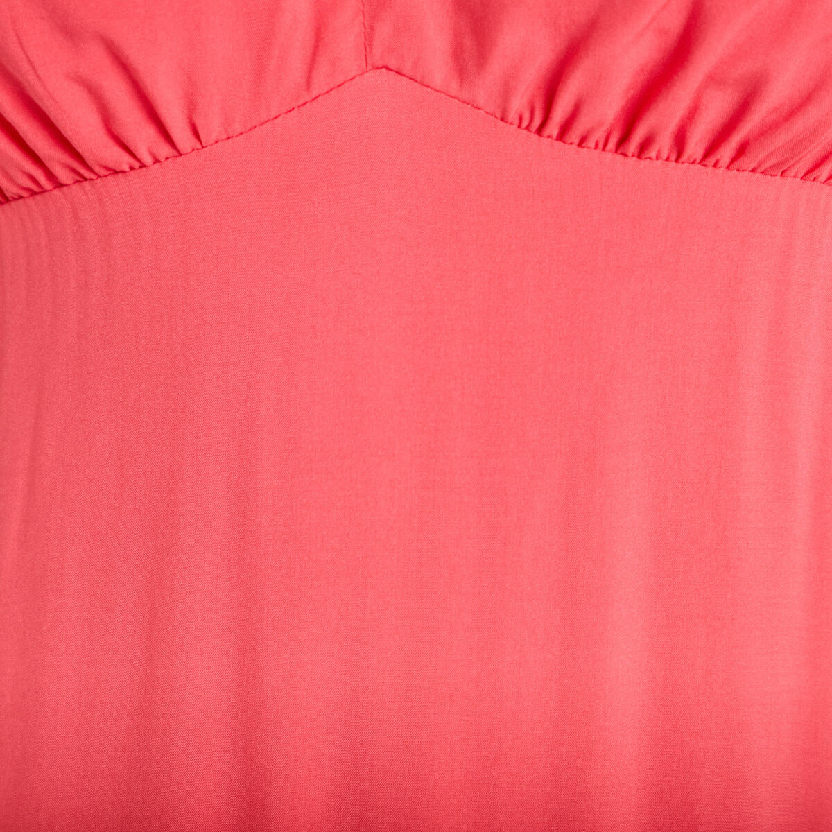 Robe &eacute;vas&eacute;e 3/4 col coeur bretelles rose femme