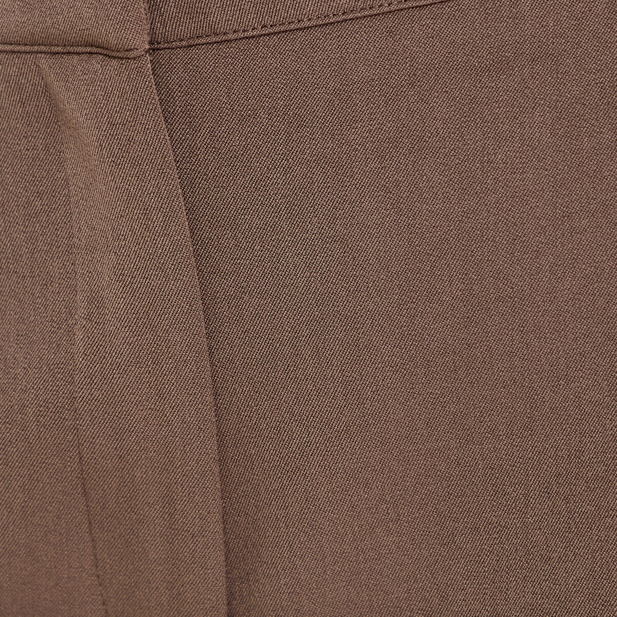 Pantalon large ventre plat taupe femme