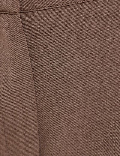 Pantalon large ventre plat taupe femme