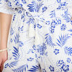 Short pliss&eacute; blanc femme