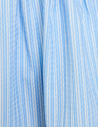 Blouse manches longues en cr&ecirc;pe blanc femme