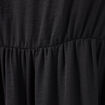 Robe longue &eacute;vas&eacute;e bretelles noir femme