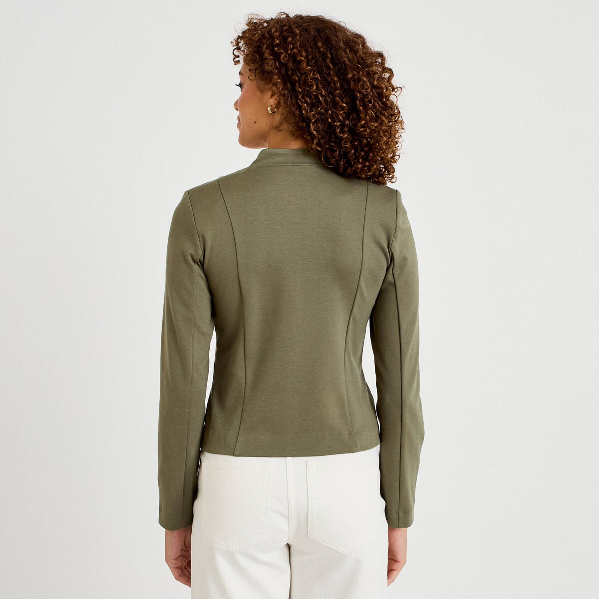 Veste officier vert kaki femme