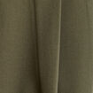 Pantalon large &agrave; pinces vert kaki femme