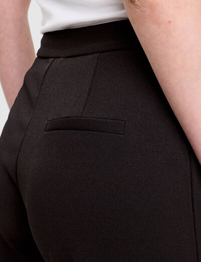 Pantalon Large Noir Diane Von Fürstenberg Taille 4 (42fr) - Viscose/nylon/élasthanne, Occasion Très Bon état