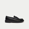 Mocassins noir femme