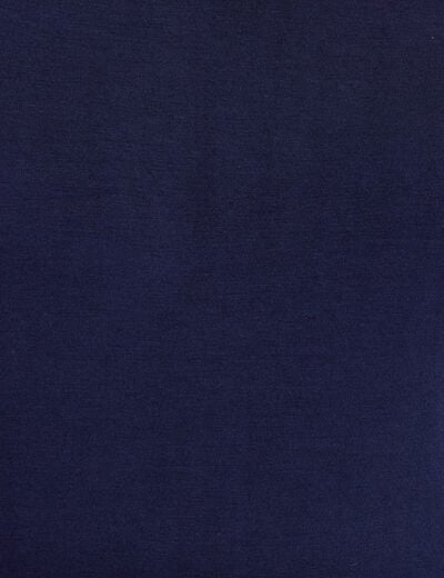T-shirt col bateau manches longues bleu marine femme