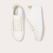 Basket ecru femme