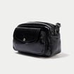 Sac aspect daim noir femme
