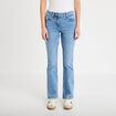 Jeans flare denim triple stone femme