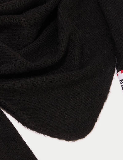 Foulard noir femme
