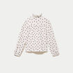 Blouse manches longues blanc femme