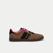 Baskets basses &agrave; lacets beige femme