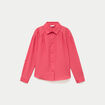 Chemise ample manches longues vichy rouge cerise femme