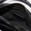 Sac aspect daim noir femme