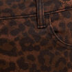 Pantalon droit marron femme