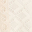 Gilet sans manches col v macram&eacute; ecru femme