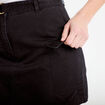 Jupe-short trap&egrave;ze courte noir femme