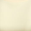 T-shirt col rond sans manches jaune pastel femme