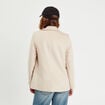 Veste blazer boutonn&eacute;e beige femme