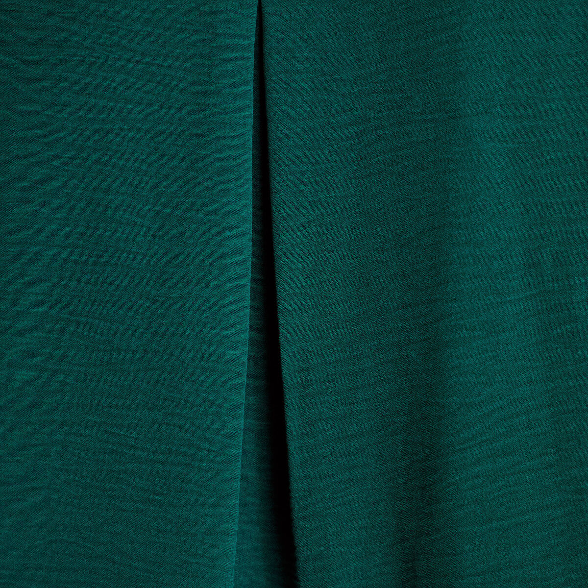 Blouse manches longues vert fonc&eacute; femme