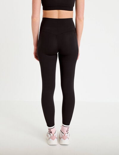 Legging taille haute noir femme