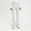 Pantalon bootcut taille standard gris clair femme