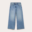 Jean wide leg taille standard denim double stone femme