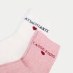 2 paires de chaussettes ecru femme