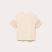 T-shirt manches courtes ecru femme
