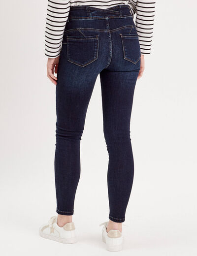 Jeans slim push-up denim brut femme
