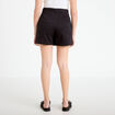 Jupe-short trap&egrave;ze courte noir femme