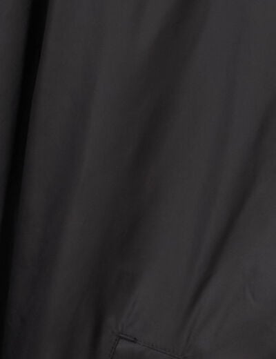 Parka r&eacute;versible &agrave; capuche noir femme