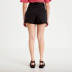 Short en jean 5 poches denim noir femme