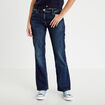 Jean bootcut taille basse denim stone femme