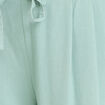 Pantalon large vert pastel femme