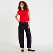Gilet sans manches rouge femme
