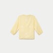 Blouse col tunisien jaune femme