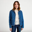 Veste en jean manches longues denim stone femme