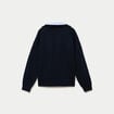 Pull effet 2-en-1 bleu marine femme
