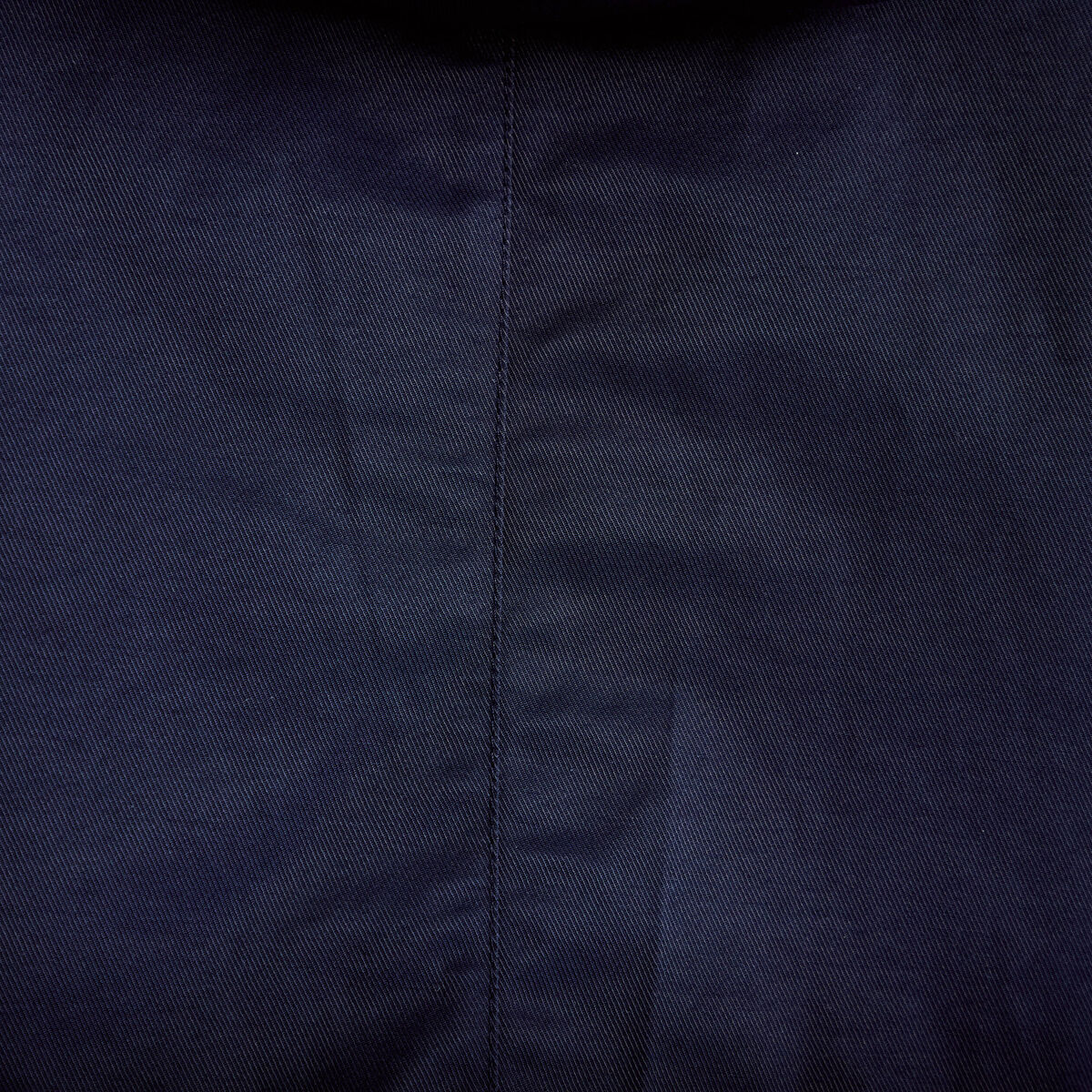 Parka &agrave; capuche taille ajustable bleu marine femme