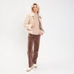 Blouson simili cuir sable femme