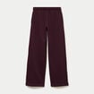 Pantalon large style jogging prune femme