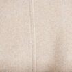 Caban court col montant beige femme
