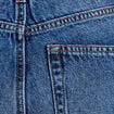 Jean wide leg taille haute Petite bleu fonc&eacute; femme