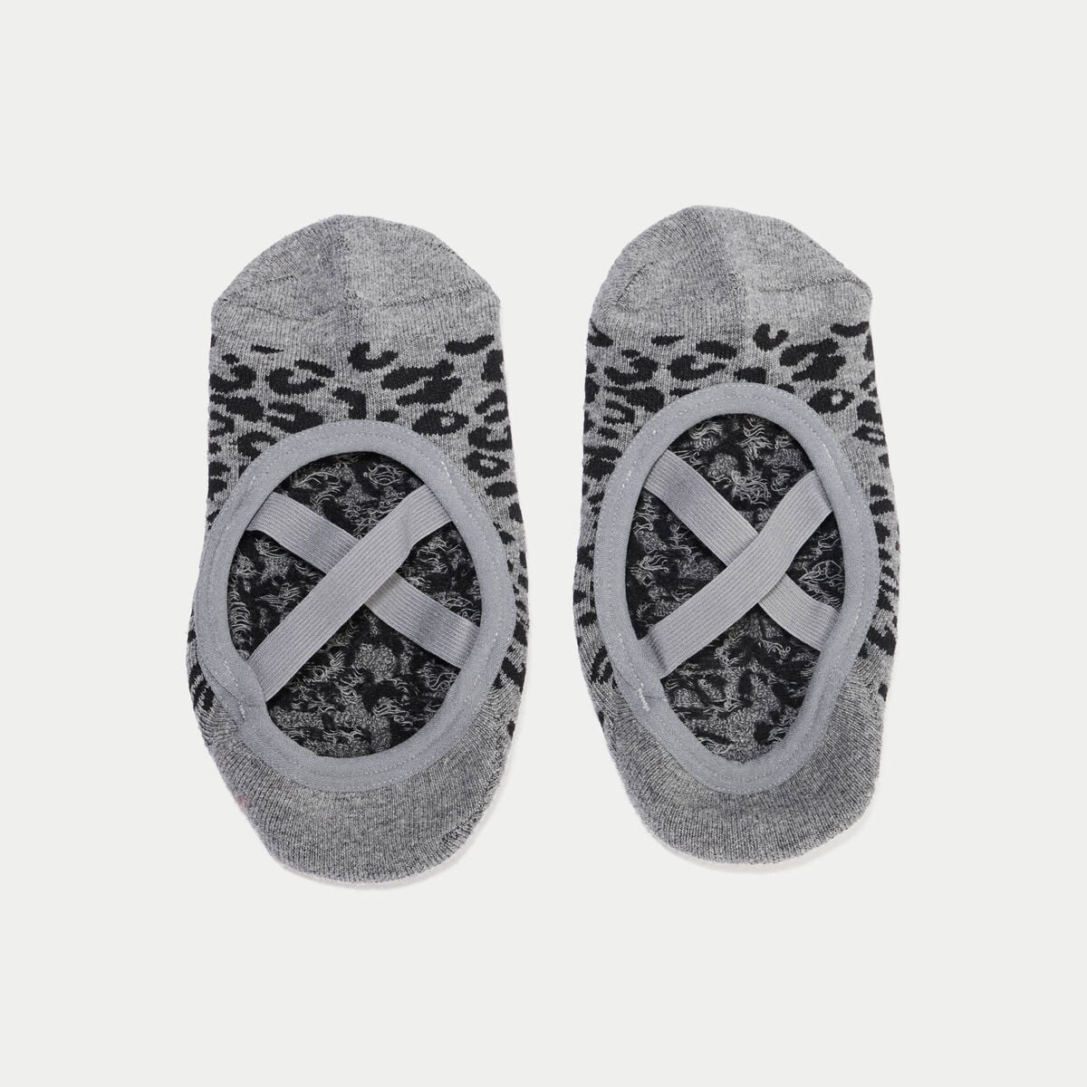 Chaussettes gris fonc&eacute; femme